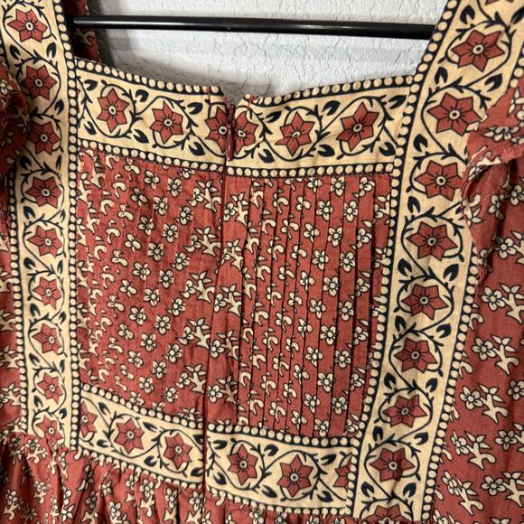 Sea New York Fernanda Tile Print Flutter Sleeve Dress XXS - Picture 6 of 10